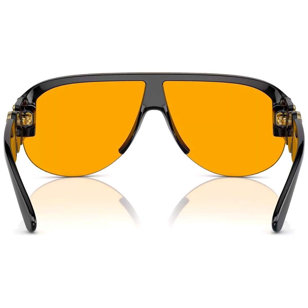 Versace NWT Unisex Sunglasses VE4391 in Black/Orange - Picture 3 of 6